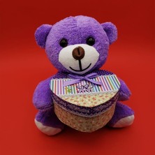 Ett Sevimli Kalp Kutulu Peluş Ayıcık Dinç Store - 004982
