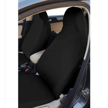 Castor Otomotiv Kia Rio Uyumlu Oto Koltuk Kılıfı Penye Premium Tüm Araçlara Ile Uyumlu 4 Parça Set Siyah