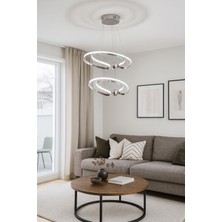 Avizem Ledli Avize Hilal 2 Li 50+43 cm Krom