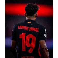 Alaturka Mix Lamine Yamal 19 Yeni Sezonu 2024/25 B.a.r.c.e.l.o.n.a Deplasman Siyah Forması