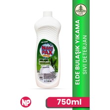 Nanopax Elde Bulaşık Deterjanı Çam Kokulu 750 ml - Güçlü Yağ Çözücü & Cilt Dostu Formül