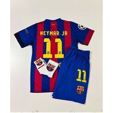 Alaturka Mix F.c/b.a.r.c.e.l.o.n.a 2015 Şampiyonlar Ligi Finali Neymar Jr. Nostalji Çocuk Forması (Armalı)