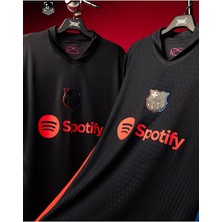 Alaturka Mix 2024/25 Fc.b.a.r.c.e.l.o.n.a Yeni Sezon Robert Isimsiz Deplasman Forması (Siyah)