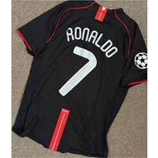 Alaturka Mix Moskova 2008 Şampiyonlar Ligi Finali Cristiano Ronaldo Nostalji Forması (Black)