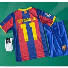 Alaturka Mix 2010 Barcelona Iç Saha #11 Neymar Jr. Çocuk Futbol Forması 4lü Set