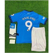 Alaturka Mix Manchester/city 2024/25 Yeni Sezon Erling Haaland Iç Saha Çocuk Forması 4'lü Set