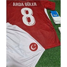 Alaturka Mix A.r.d.a. G.ü.l.e.r. Türkiye Euro 2024 Milli Takımı Çocuk Forması 4'lü Set (Kırmızı