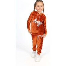 Mj Kids Ikili Kapüşonlu Kadife Eşofman Takım