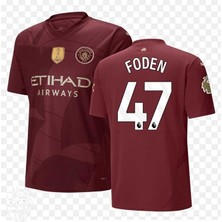 Alaturka Mix Phil Foden 2024/25 Yeni Sezon Alternatif Forması (Bordo)