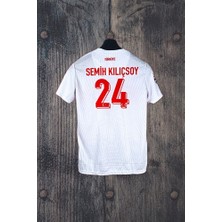 Alaturka Mix Türkiye Milli Takım Euro 2024 Semih Kılıçsoy 24 Beyaz Forması