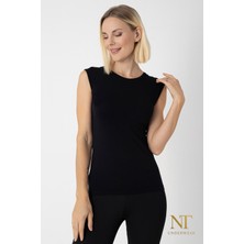 NT Underwear Kadın Bambu Sıfır Kol Body – Gün Boyu Doğal Konfor