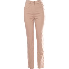 Seleste Minimalist Yüksek Bel Kadın Pantolon - Regular Fit - Günlük & Ofis