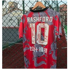 Alaturka Mix Manchester/united 2023-24 Sezon Çin Yılı Özel Dragon Tasarımlı Marcus Rashford Forması