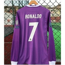 Alaturka Mix #7 Cristiano Ronaldo R.madridd Cardiff 2017 Şampiyonlar Ligi Finali Nostalji Forması Uzun Kollu
