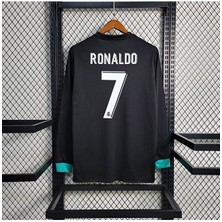 Alaturka Mix R.e.a.l M.a.d.r.i.d 2017-18 Kiev Şampiyonlar Ligi Finali Cristiano Ronaldo Forması (Siyah-Uzun-Kol)