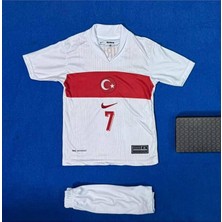 Alaturka Mix Türkiye Milli Takım Beyaz Deplasman Çocuk Forması 4'lü Set