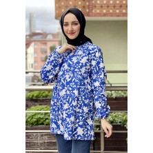 Moda Çizgi Desenli Tunik