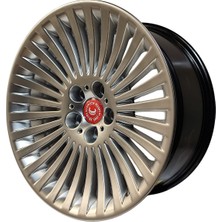 Bk Jant 2 Adet BK-589 10*19 5*120 ET24 74.1 Hyper Silver Jant (Takım)
