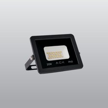 Kassel Aydınlatma AT62-02002 20W LED Projektör 3000K Günışığı Bahçe Çim Tabela Aydınlatma