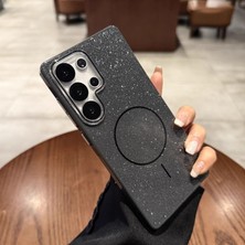 KumOziShop Samsung Galaxy S25 Ultra Uyumlu Simli Magsafe Özellikli Kılıf