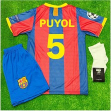 Alaturka Mix 2010 Barcelona Iç Saha #5 Puyol Çocuk Futbol Forması 4lü Set