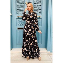 Moda Çizgi Tesettür Elbise