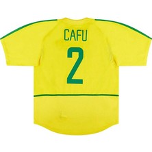 Alaturka Mix Brezilya 2002 Cafu Nostalji Dünya Kupası Finali Profesyonel Iç Saha Retro Forması