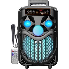 UltraNova Işıklı Büyük Boy Party Box Bluetooth Hoparlör, Taşınabilir Ses Sistemi