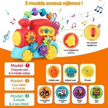 AnDen Toys Sesli ve Işıklı Sevimli Aktivite Treni