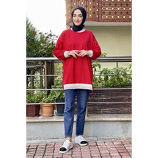 Moda Çizgi Desenli Tunik