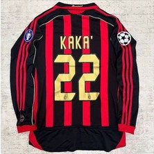 Alaturka Mix Efsane M.i.l.a.n #22# Kaka Nostalji Uzun Kollu Forması (Kırmızı/siyah)
