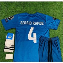 Alaturka Mix 2017/18 Sergio Ramos Turkuaz Çocuk Forması 4'lü Set