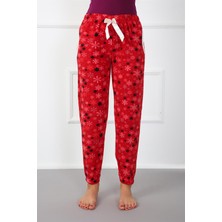 Moda Çizgi Bayan Welsoft Polar Tek Alt Pijama 210040