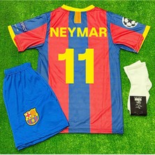 Alaturka Mix #barcelona. 2011 Retro #11 Neymar Jr. Çocuk Forması 3lü Set