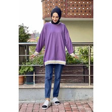 Moda Çizgi Desenli Tunik