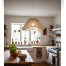 Tasarı Sanatı Ev Dekorasyonu Aydınlatma Iskandinav Rustik Tarz Bohem Avize 50CM Çap( Duy Dahildir)