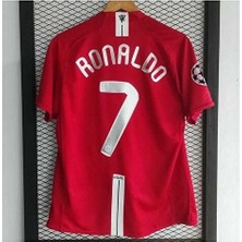 Alaturka Mix #7 Cristiano Ronaldo M.unitedd 2008 Moskova Şampiyonlar Ligi Finali Forması (Kısakol) Red