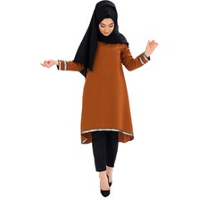 Moda Çizgi Desenli Tunik