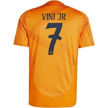 Alaturka Mix Vini Jr Yeni Sezon 2024-25 Real Madrid' Turuncu Yetişkin Futbol Forması (Turuncu)