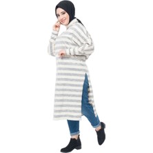 Moda Çizgi Desenli Tunik