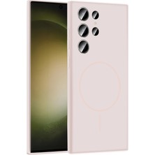 Nrzsnt Joko Samsung Galaxy S23 Ultra Kılıf Jully Magsafe Kapak - Pudra