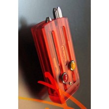 Kilit Market Slot Kırmızı Anahtarlık Anahtar Kabı 4 adet Boncuklu