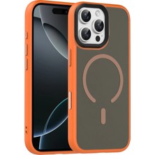 Nrzsnt Joko Apple Iphone 16 Pro Max Megane Magsafe Kapak - Turuncu