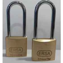 Doras Ersa 2'li Set Uzun Kanca Pas Sistem Pirinç Asma Kilit 30 mm