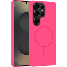 Nrzsnt Joko Samsung Galaxy S25 Ultra Kılıf Jully Magsafe Kapak - Fuşya