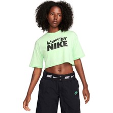 Nike Sportswear Kadın Yeşil Günlük Stil T-Shirt