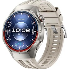 MobaxAksesuar Huawei Watch Gt 6/5 Pro 46MM Kordon Lansman Kumaş Dikişli Silikon Orj Klips 1e-1 Uyum 102