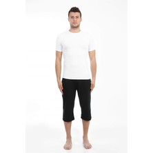 Moda Çizgi Erkek Pamuk Kapri 27191