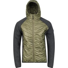 2AS Lucas Erkek Kapşonlu Tam Fermuarlı Sweat Haki