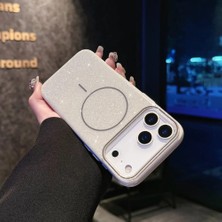 KumOziShop iPhone 17 Promax Uyumlu Simli Magsafe Özellikli Kılıf